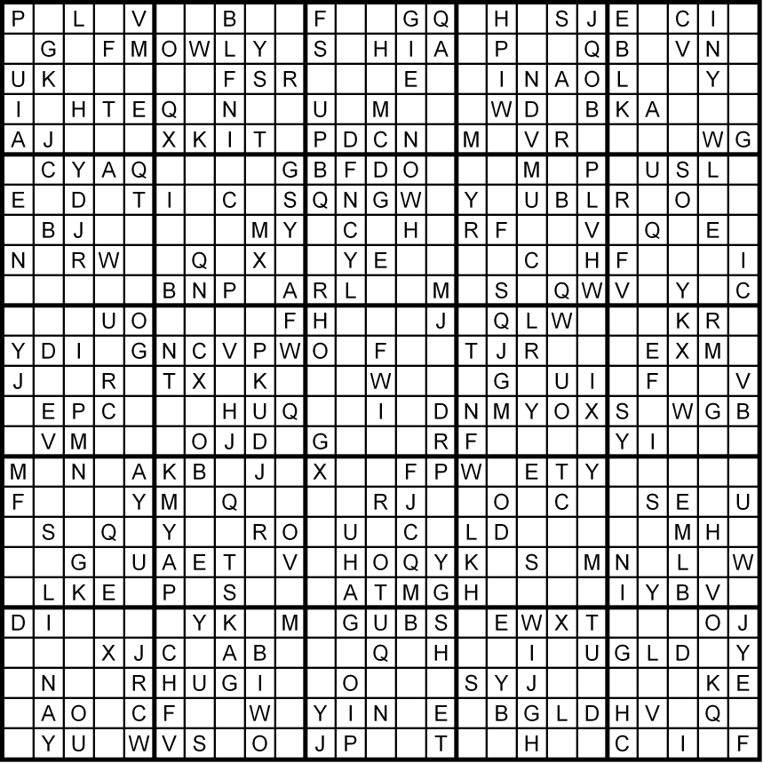 Alpha-Sudoku